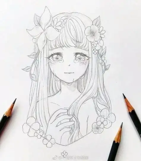 美少女简笔画简单易画卡通动漫女孩简笔画可爱的美少女美少女战士简笔