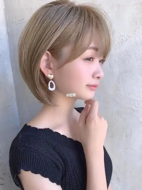 日系高层次短发~可甜可盐78减龄少女感短发6015