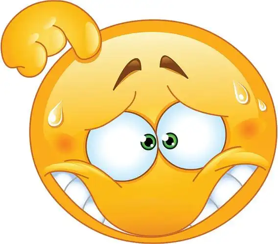 尴尬的表情符号图片