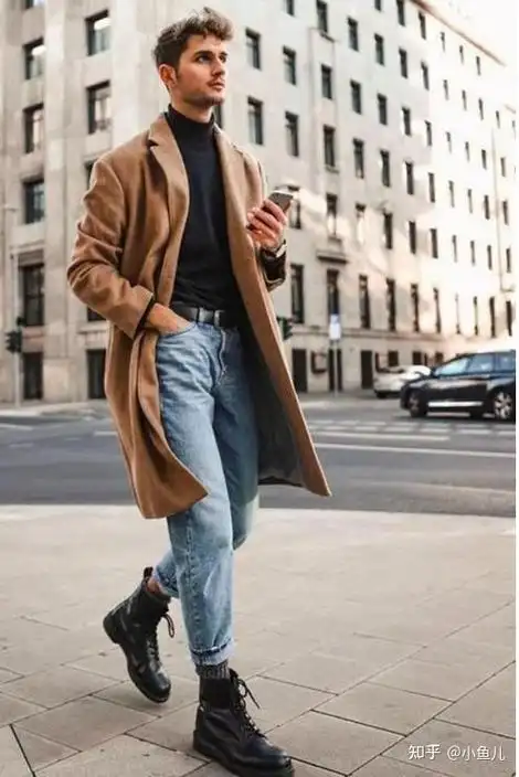 男生马丁靴搭配