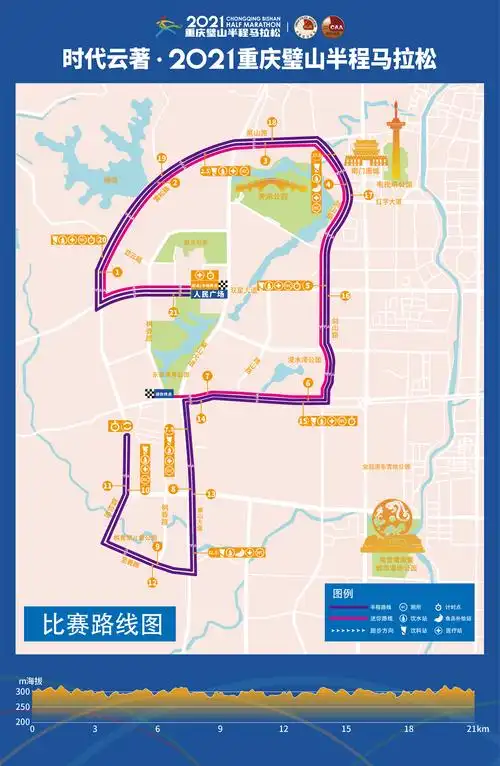 2021重庆璧山半程马拉松