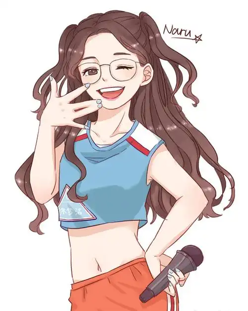 火箭少女漫画卡通形象图