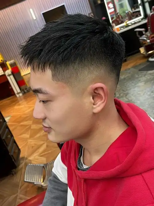 美式渐变  #美式渐变发型  #男生发型  #男生发型  #前刺发型  #前刺