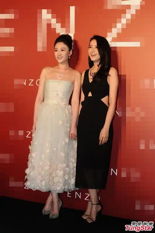 高圆圆李小冉拉手现身