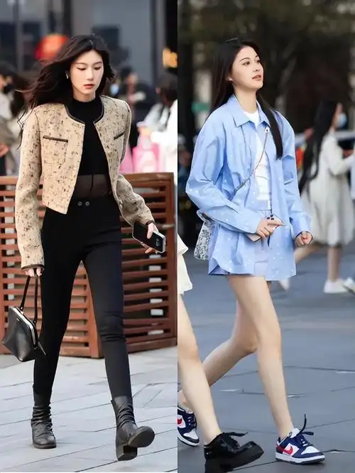 入秋穿衣犯难?来看看时尚潮人的街拍look,真是一个比一个美