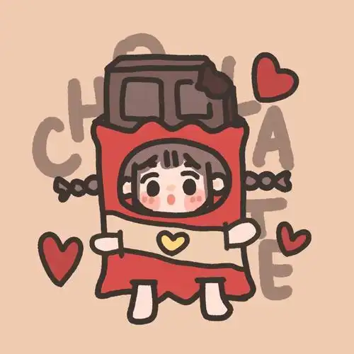 手绘可爱食物女生头像,个性头像图片-回车桌面