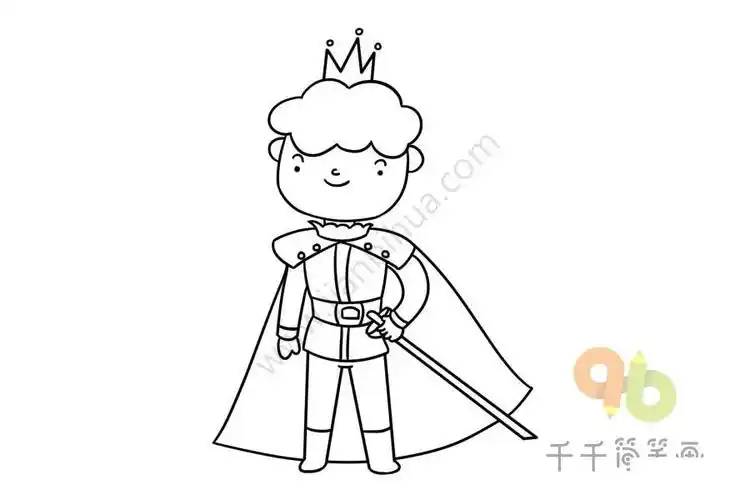 威武帅气的王子简笔画威武帅气的王子简笔画阳光帅气的王子简笔画图片