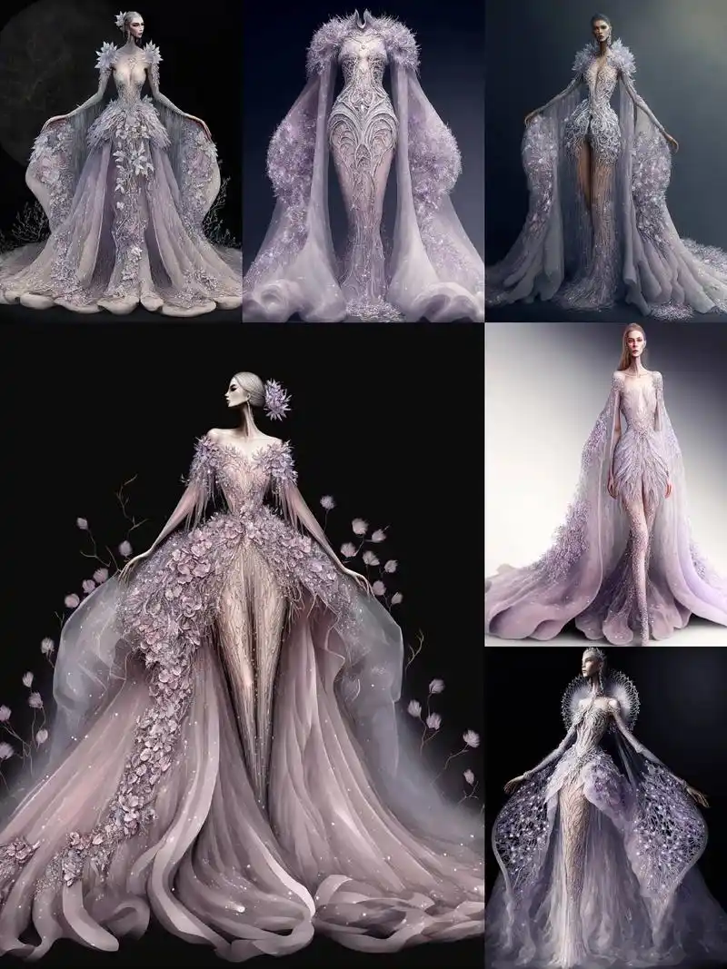我的仙女礼服裙设计|花神礼服系列
