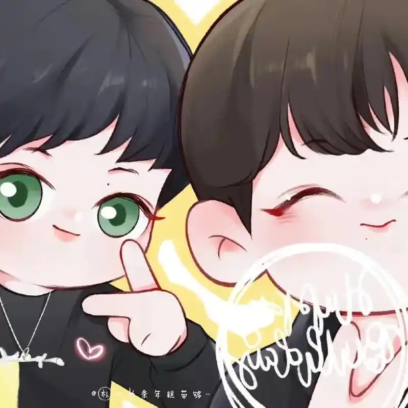 肖战 #王一博 #q版 的超 #可爱 #头像 #图片来自网 - 抖音