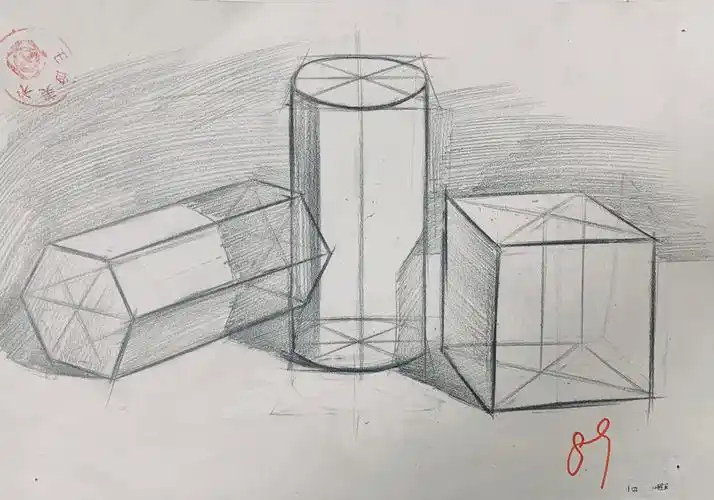 10月25日(周日上午)小学素描班学生作业赏析