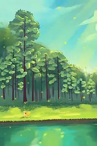 绿色简约文艺背景图片-绿色简约文艺背景素材图片-千库网