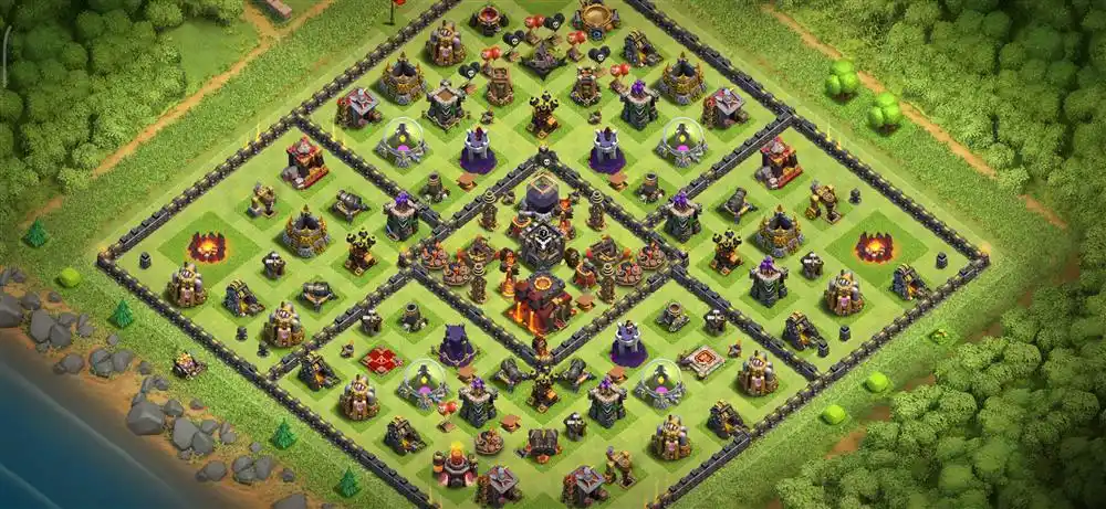 10本10本阵型,部落冲突阵型分享,10本10本阵型分享链接,10本10本阵型