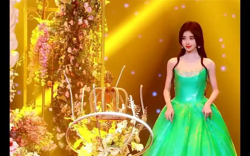 鞠婧祎演唱会开场造型