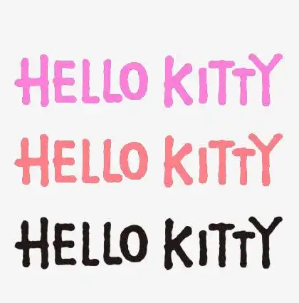 hello kitty字体