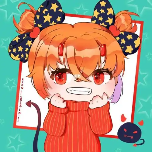 是可爱的卖萌小恶魔#插画头像  #头像  #插画  #可爱头像  #板绘