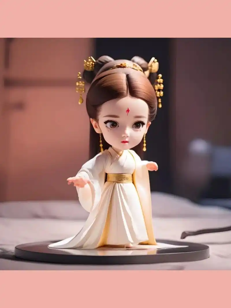 q版热巴精品绘画  这只是一个ai绘画  #热巴 #宝藏女孩迪丽热巴 #q版