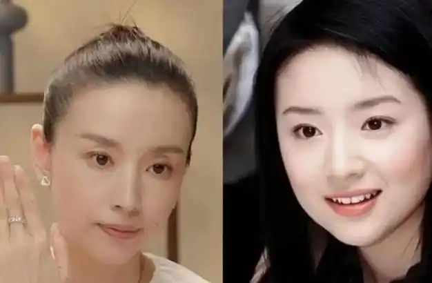 43岁董洁素颜变老这么多眼窝凹陷皱纹多断崖式衰老但气质仍在