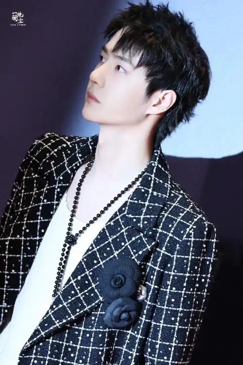 王一博格纹外套造型超酷##王一博爱奇艺尖叫之夜##王一博尖叫忠夜