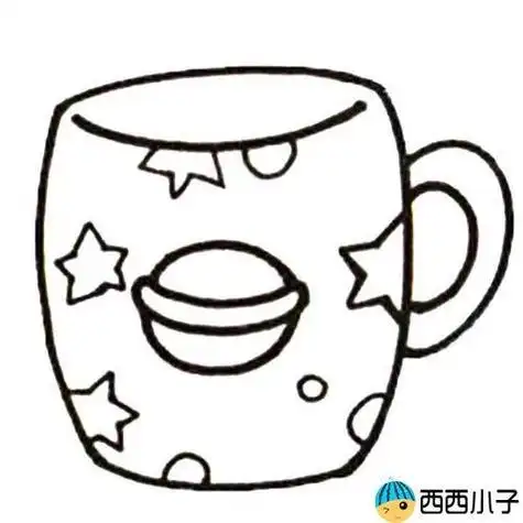 装杯子简笔画集