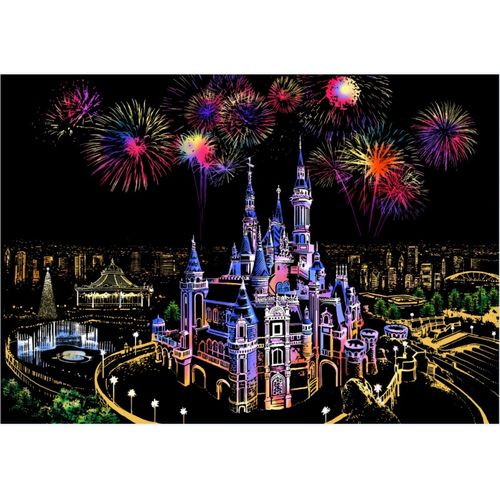 梦幻城堡  刮画笔四件套