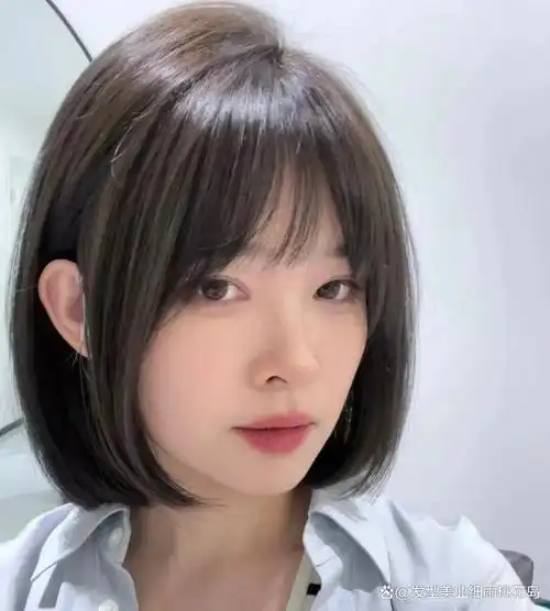 齐下巴头越剪越好看