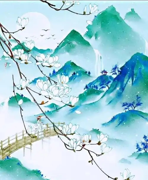 适合发朋友圈的古风句子唯美干净一见倾心