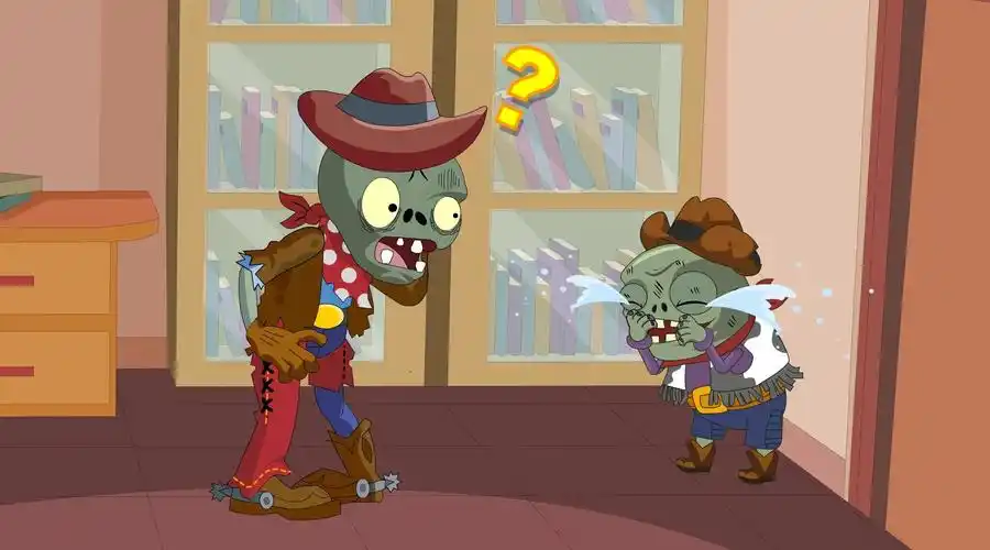 骑牛小鬼僵尸又被老妈揍了,并且还要罚站饿肚子,骑牛小鬼僵尸很不理解