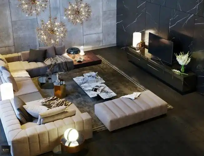 lghausys地板系列图片意式极简轻奢设计