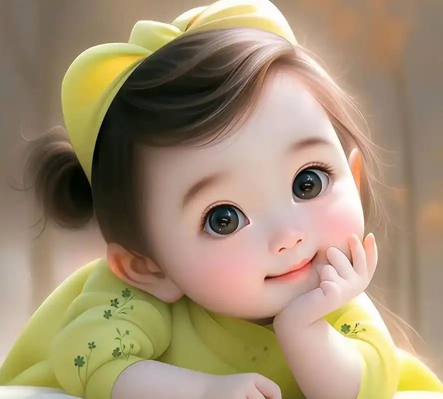 可爱且呆萌的小娃娃#乐享周末分享吧