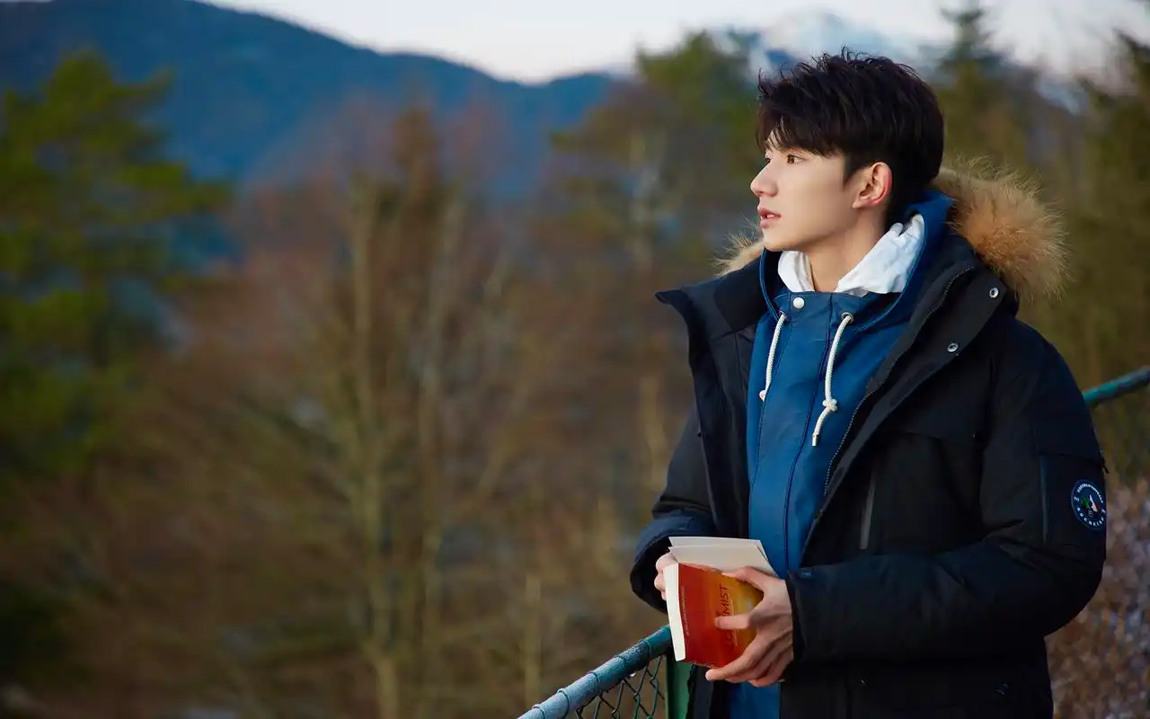 王源挪威冬日户外帅气写真图片壁纸