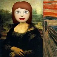 蒙娜丽莎的微笑搞笑头像_微信头像图片大全