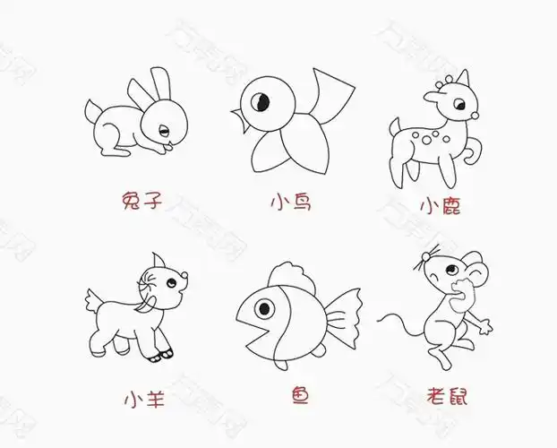 动物简笔画