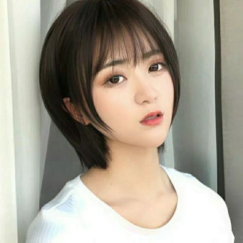 假发女超短发波波头 韩版帅气中性bobo头造型 网红圆脸蓬松自然
