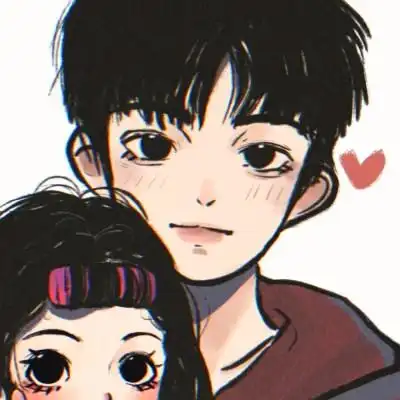 情侣头像一左一右配对分开动漫