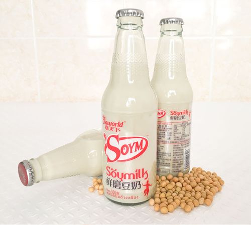 豆奶嘉天下鲜磨原味大豆饮品玻璃玻璃瓶瓶装300mlx24植物蛋白饮料