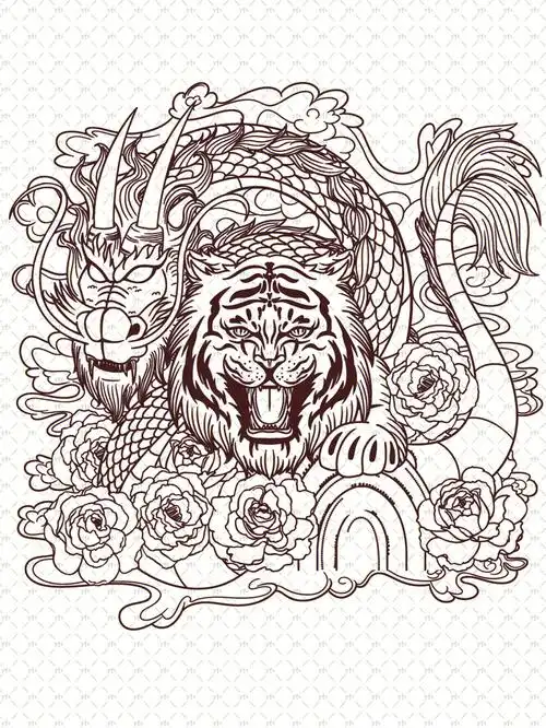 国潮龙虎护江山