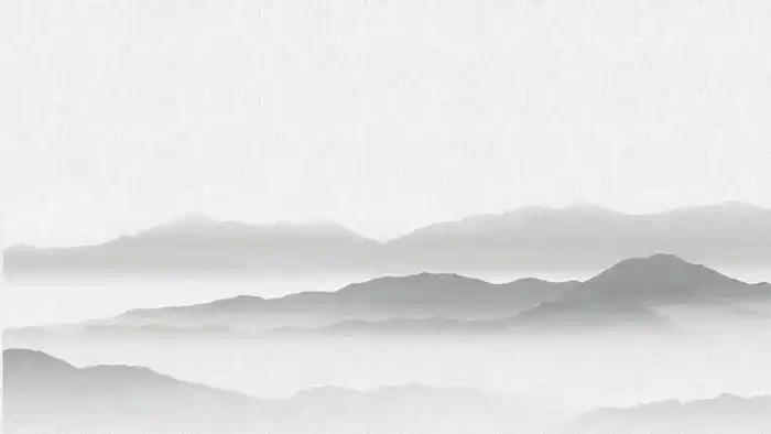 六张水墨花鸟中国风ppt背景图片