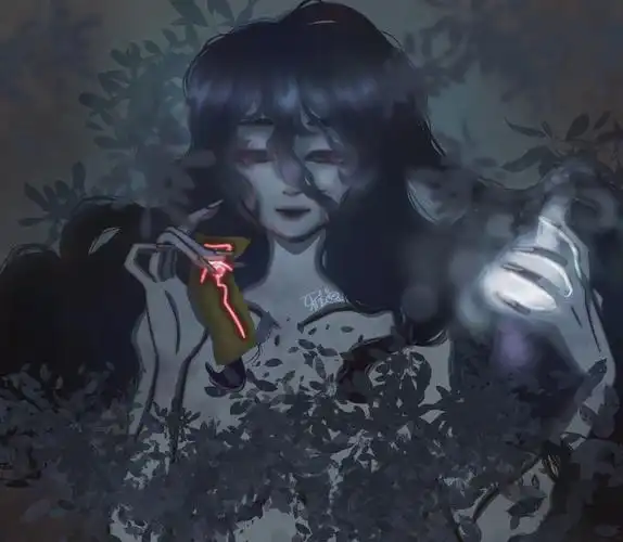 蓝皮女鬼手绘菜鸡