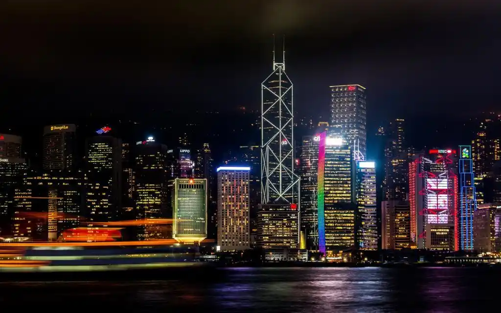 唯美香港夜景,高清图片,电脑桌面-壁纸族