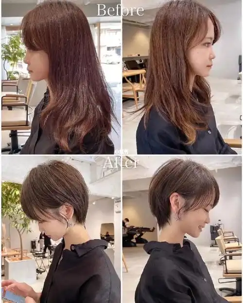 减龄发型  #显白发色  #女生短发发型  #发型  #女生发型参考  #今日