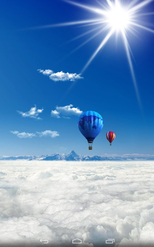 蓝色天空动态壁纸