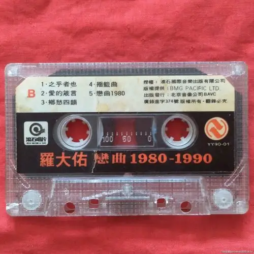 磁带.罗大佑.歌曲看图.恋曲一九八零——一九九零.