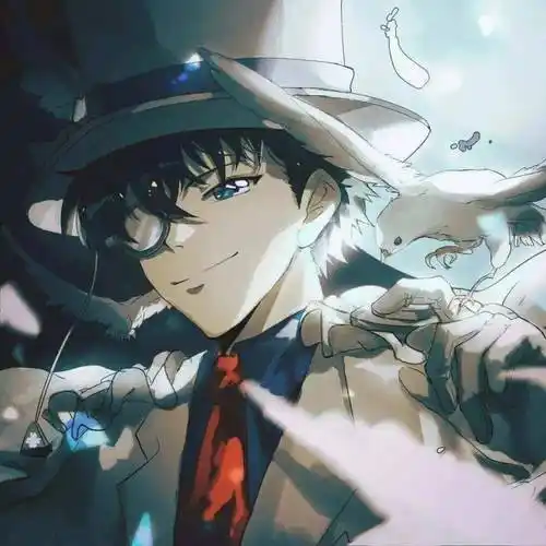 名侦探柯南看到帅气哥哥漂亮姐姐就会追着叫老公老婆