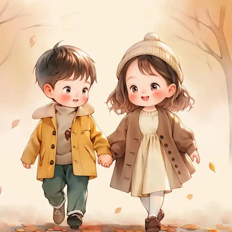 亲子头像 #萌娃漫画头像 #卡通头 - 抖音