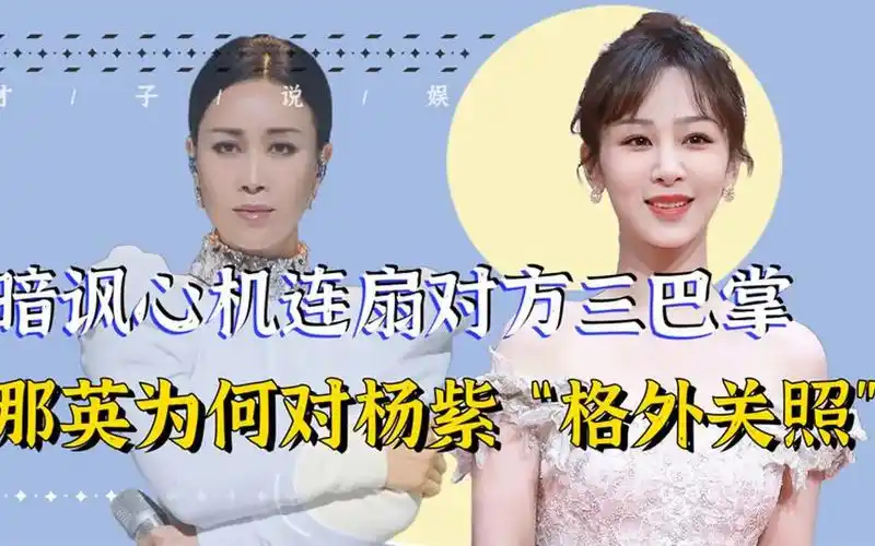 那英:连扇杨紫三巴掌,因私心弃掉周深,前辈为何没能德艺双馨?