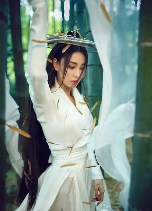 古装美女白衣造型,谁是你心中最清新优雅的女神