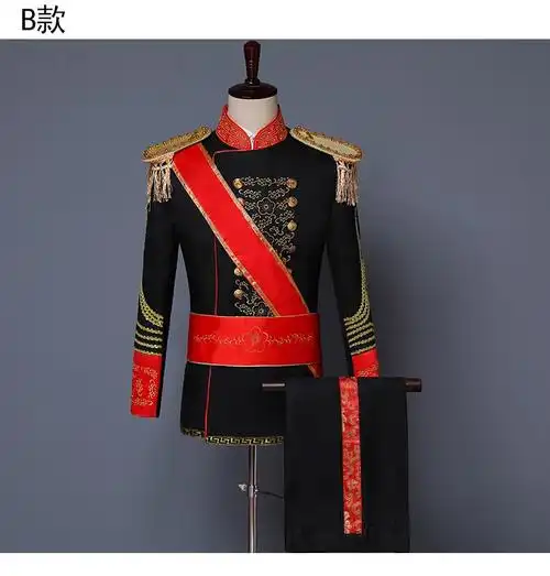 男士民国军阀大总统大帅将礼服艺考写真剧本杀年会表演服装联名定制款