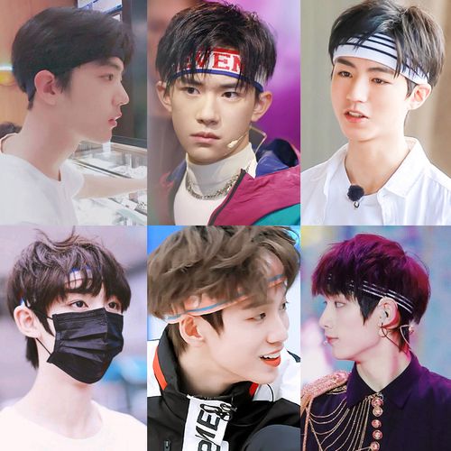 时代少年团余景天丁程鑫同款运动发带 酷男生街头日韩潮 发卡头箍