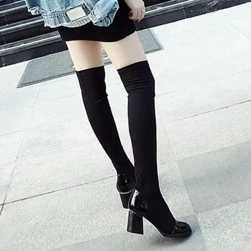 今年流行的几款长筒靴,瘦腿保暖又美丽,爱美的女生都会选