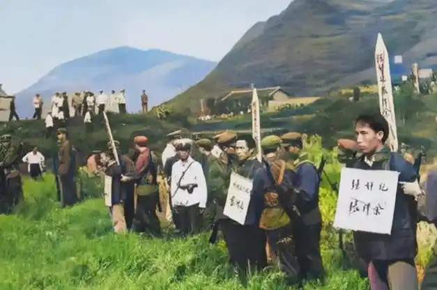 1983年,数名死刑犯即将被执行枪决的照片,他们看起来都正值壮年